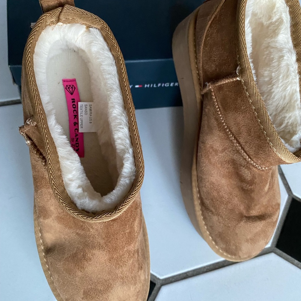 Rock & Candy Kids Brown Suede Boots